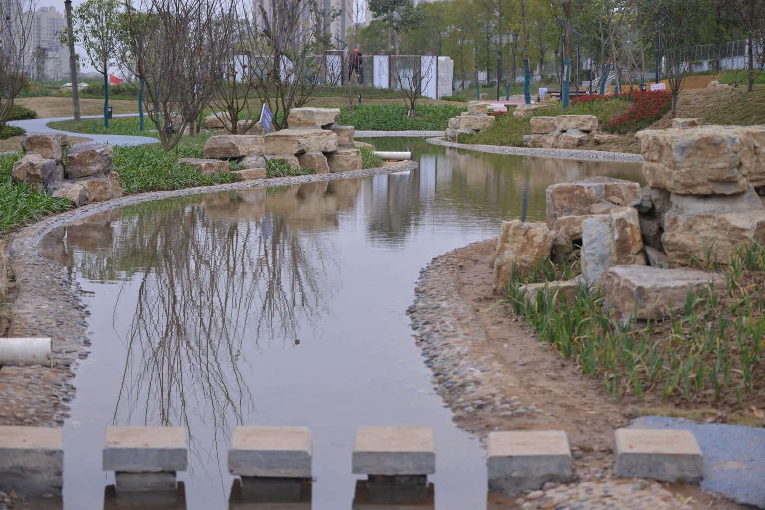 荣县黄桷堰湿地公园图片